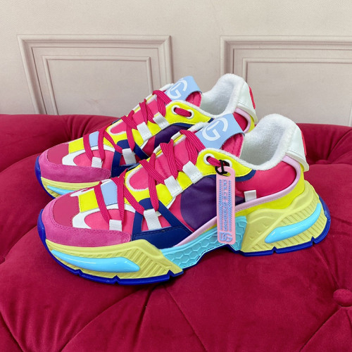 Dolce&Gabbana Womens Shoes Sneakers Luxury Brand Mixed-material Airmaster sneakers CK1984AY03389814  