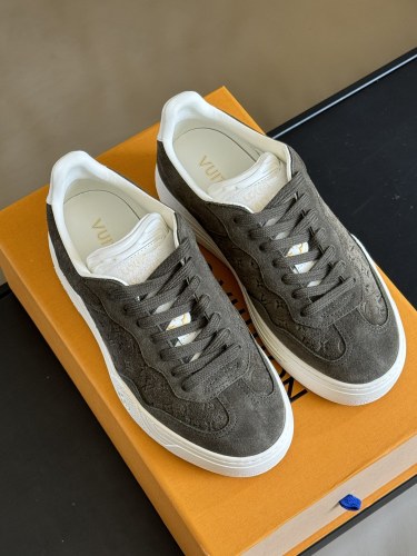 Louis Vuitton Womens Shoes Sneakers Lace-Up Luxury Brand Fashion LV Groovy Platform Sneaker with Original Box 1ACHH0  