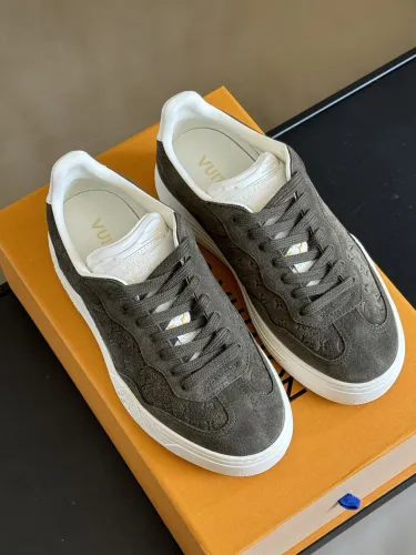Louis Vuitton Womens Shoes Sneakers Lace-Up Luxury Brand Fashion LV Groovy Platform Sneaker with Original Box 1ACHH0  
