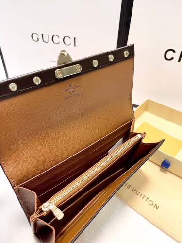 Louis Vuitton Mens Womens Wallets Purse Luxury Brand Designer Zippy WALLET with Original Box N60535