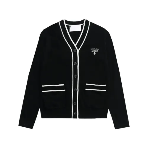Prada Cardigan Men Womens Sweater Luxury Brand Womens Knitwear Top Quality   