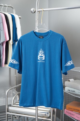 Balenciaga Luxury Brand Women Mens Short Sleeve T-Shirt   