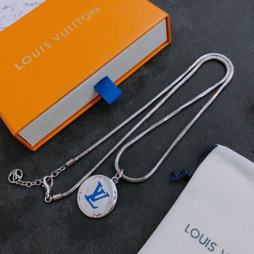 Louis Vuitton Luxury Men Womens Necklace
