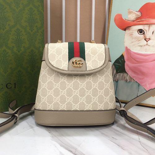 Gucci Womens Bags Backpacks Luxury Brand Gucci GG OPHIDIA MINI BACKPACK  