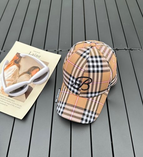 Burberry Womens Mens Cap Baseball Hat Luxury Brand with Original Box  