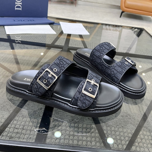 Dior Men Shoes Sandals Luxury Brand Fashion DIOR AQUA SANDAL Black Dior Oblique Jacquard with Original Box 3SA135ZSA_H969 Whatsapp 