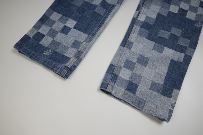 Louis Vuitton Luxury Brand Women Mens Pant Jeans   