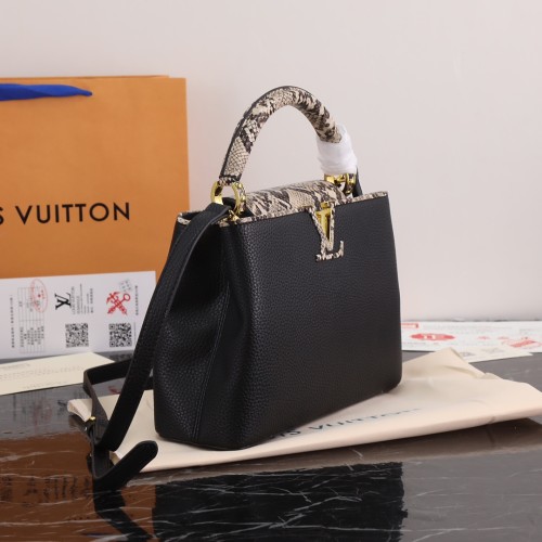 Louis Vuitton Womens Bags Handbags Luxury Brand CAPUCINES BB Leather Messenger Shoulder Bags M52689