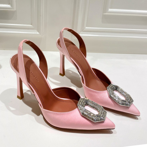 Amina Muaddi Womens Shoes Sandals Slippers Luxury Brand Fashion Pumps for Women with Original Box