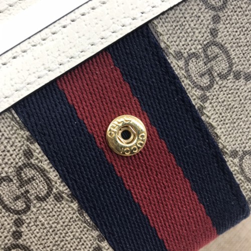 Gucci Womens Mens Bags Wallets Luxury Brand Gucci GG Supreme Ophidia Continental Wallet with Original Box 523153 96IWG 9794