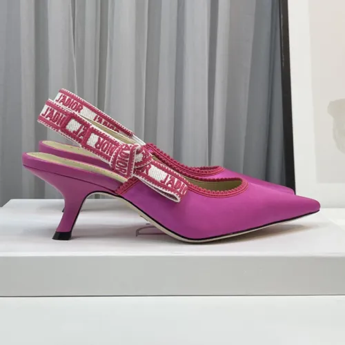Dior Women Shoes Pumps Luxury Design Fashion Type 6.5cm High Heel Shoes for Wedding Style J'ADIOR SLINGBACK PUMP with Original Box Whatsapp 