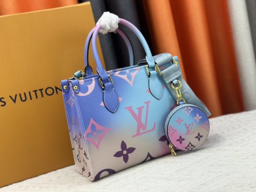 Louis Vuitton Womens Bags Handbags Luxury Brand LV ONTHEGO PM M58956 Handbags for Women with Original Box