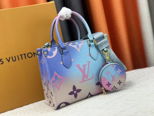 Louis Vuitton Womens Bags Handbags Luxury Brand LV ONTHEGO PM M58956 Handbags for Women with Original Box
