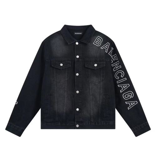 Balenciaga Men Womens Jacket Denim Coat Luxury Brand Mens Jackets Top Quality   