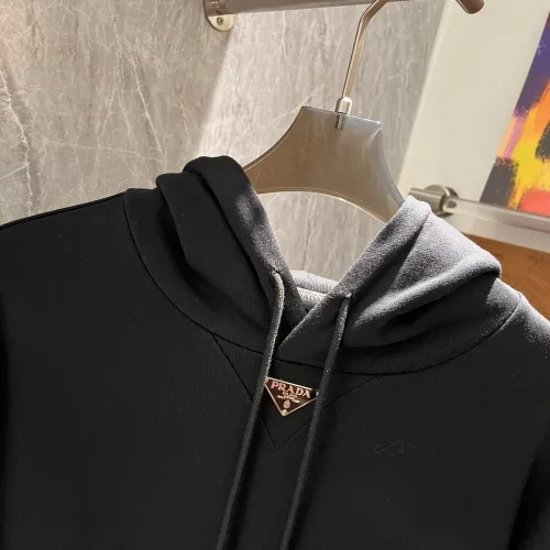 Prada Women Mens Sweatshirt Luxury Brand Mens Hoodie Cotton fleece hoodie UJL45B_11CC_F0002_S_OOO   