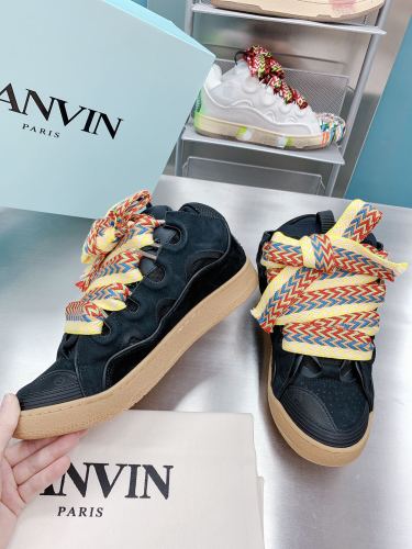 Lanvin Womens Shoes Sneakers Fashion Type Luxury Brand CURB SNEAKER with Original Box whatsapp 