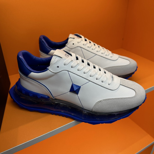 Valentino Garavani Mid-Top Calfskin VL7N Sneaker With Bands Mens Shoes Sneakers Luxury Brand with Original Box  