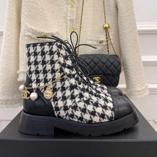 Chanel Womens Shoes Boots Luxury Brand Design with Original Box Women Fashion Ankle Boots Booties