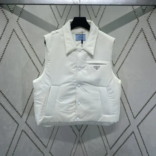 Prada Men Womens Coat Down Jacket Vest Luxury Brand Women Jacket Top Quality   