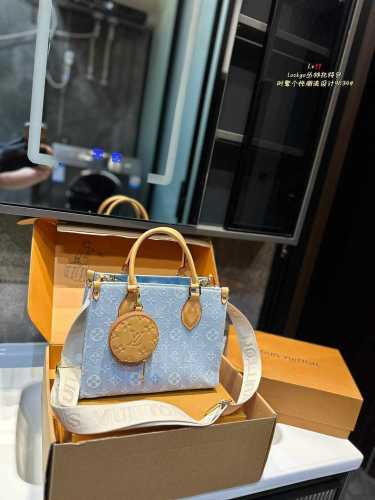 Louis Vuitton Womens Bags Handbags Luxury Brand LV ONTHEGO PM M58956 Handbags for Women with Original Box  