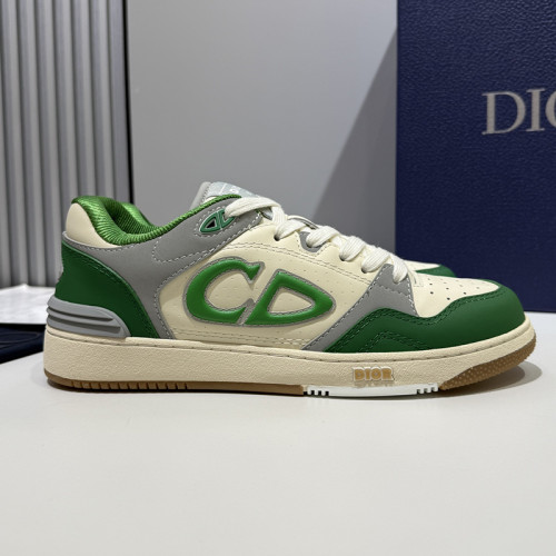 Dior Mens Shoes Sneakers Luxury Brand Breathable Design B57 LOW-TOP SNEAKER Smooth Calfskin with Dior Oblique Jacquard with Original Box  