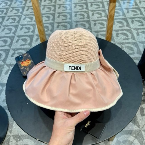 Fendi Womens Bucket Hat Luxury Brand Design Fendi Cap with Original Box  