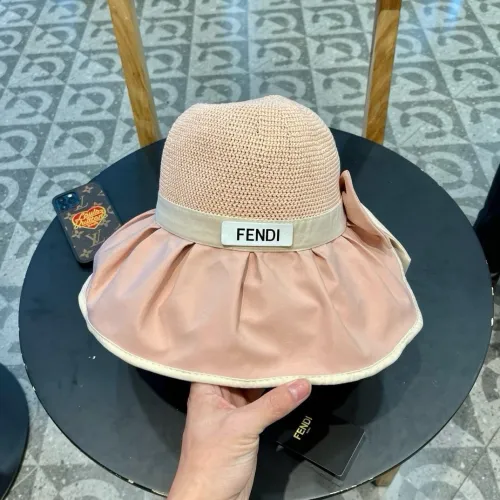 Fendi Womens Bucket Hat Luxury Brand Design Fendi Cap with Original Box  