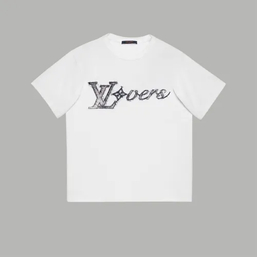 Louis Vuitton Luxury Brand Men Womens Short Sleeve T-Shirt   