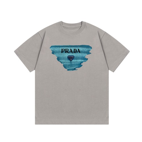 Prada Luxury Brand Men Womens Short Sleeve T-Shirt T shirts   
