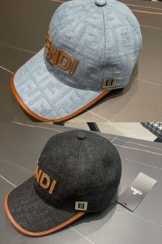 Fendi Men Womens Baseball Hat Luxury Brand Design Fendi Cap with Original Box  