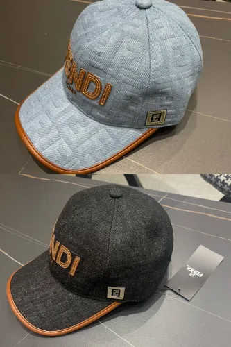 Fendi Men Womens Baseball Hat Luxury Brand Design Fendi Cap with Original Box  