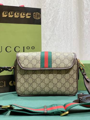 Gucci Womens Mens Bags Crossbody Shoulder Messenger Bags Luxury Brand Ophidia mini GG shoulder bag with Original Box 722117 FAAX3 9789