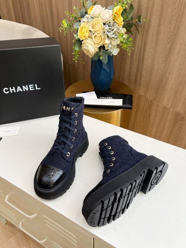 Chanel Womens Shoes Boots Luxury Brand Design with Original Box Women Fashion Ankle Boots Booties Whatsapp 