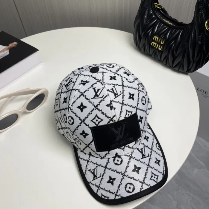 Louis Vuitton Womens Mens Cap Baseball Hat Luxury Brand with Original Box  