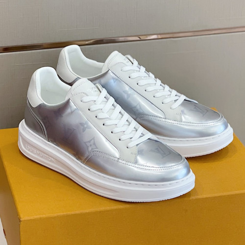 Louis Vuitton Men Shoes Fashion Sneakers RIVOLI Beverly Hills SNEAKER Luxury Brand Casual Shoes with Original Box