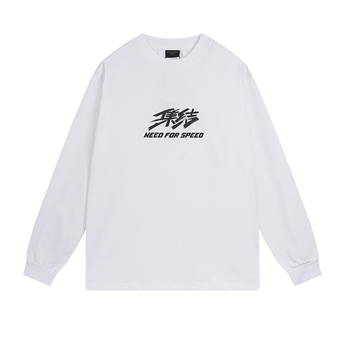Balenciaga Luxury Brand Women Mens Long Sleeve T-Shirt   
