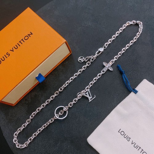Louis Vuitton Luxury Men Womens Necklace