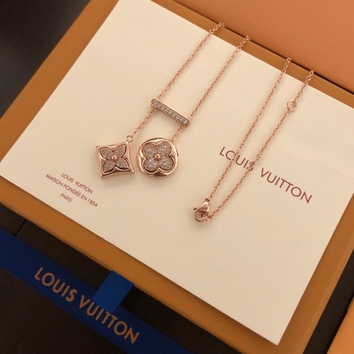 Louis Vuitton Luxury Womens Necklace Color Blossom Neglige Necklace, White Gold And Diamonds Q94310