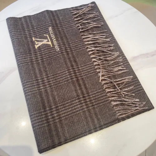 Louis Vuitton Scarves Men Womens Fashion Scarf with Original Box   