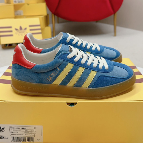 Gucci Adidas Gazelle Womens Shoes Sneakers Luxury Brand adidas x Gucci Gazelle sneaker with Original Box Whatsapp 