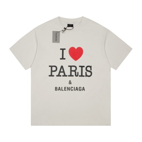 Balenciaga Luxury Brand Women Mens Short Sleeve T-Shirt   