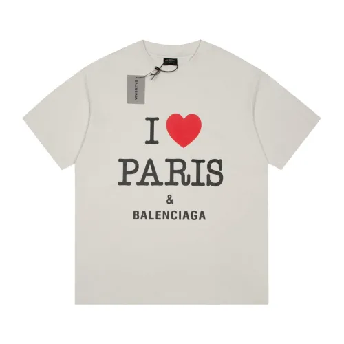 Balenciaga Luxury Brand Women Mens Short Sleeve T-Shirt   