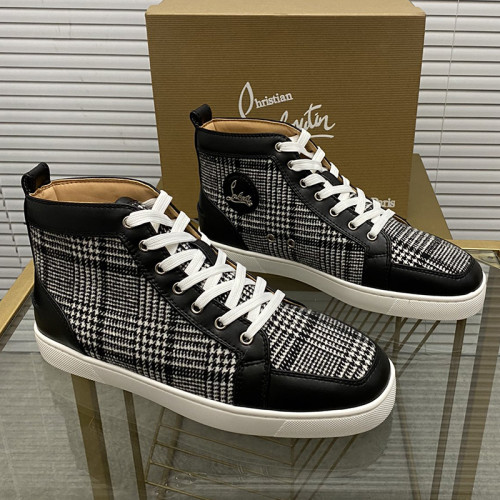 Christian Louboutin Mens Shoes Sneakers Luxury Brand Red Bottom Design Sports Footwears with Original Box