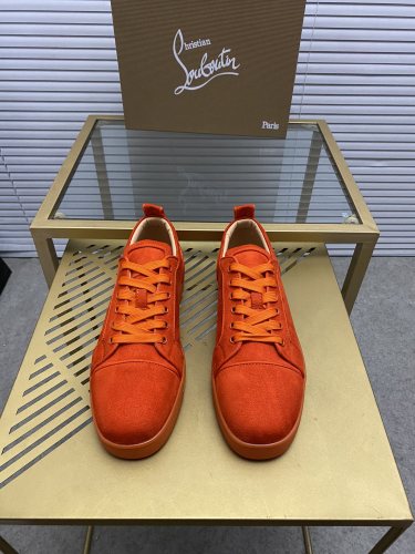 Christian Louboutin Mens Shoes Sneakers Luxury Brand Red Bottom Design Sports Footwears with Original Box