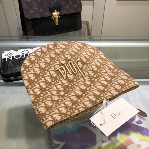 Dior Men Womens Knit Hat Luxury Brand Design Dior Cap with Original Box  