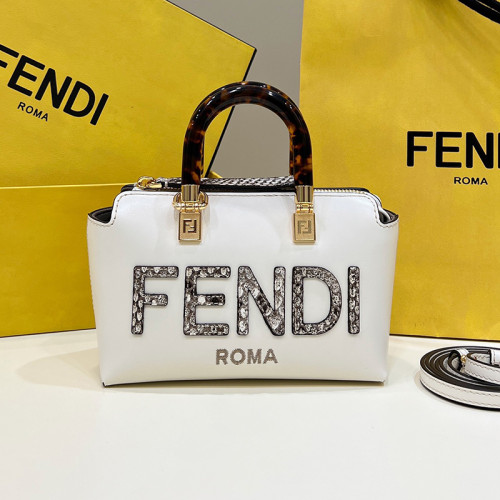 Fendi Womens Bag Shoulder Bags Luxury Brand By The Way Boston Fashion Bags for Women with Original Box
