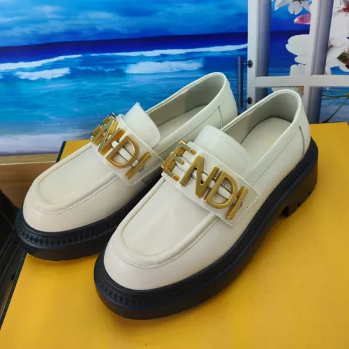 Fendi Womens Shoes Fashion Luxury Brand Fendi Fendigraphy Loafers with Original Box