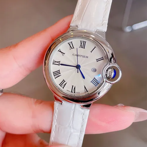 Cartier Womens Watch Luxury Brand Design Fashion Type with Original Box