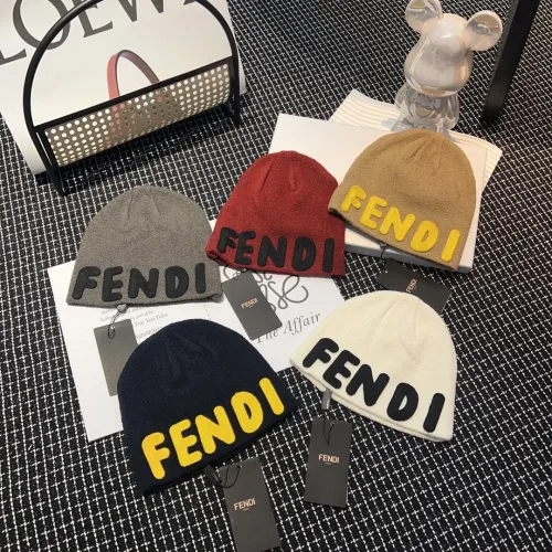 Fendi Men Womens Knit Hat Luxury Brand Design Fendi Cap with Original Box  