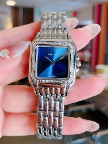 Cartier Womens Watch Luxury Brand Design Fashion Type with Original Box